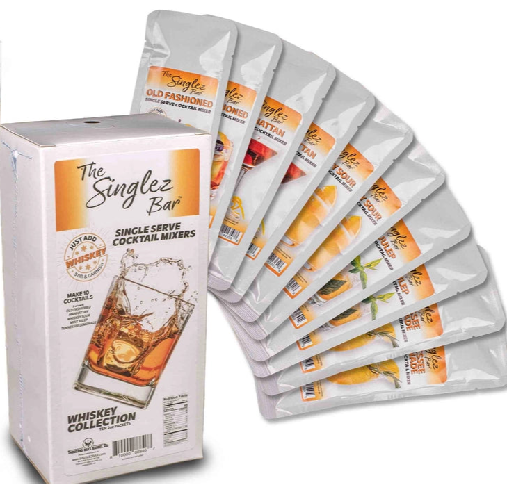 Singlez Bar Whiskey Collection Cocktail Mixers