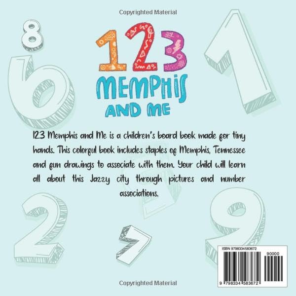123 Memphis and Me Book