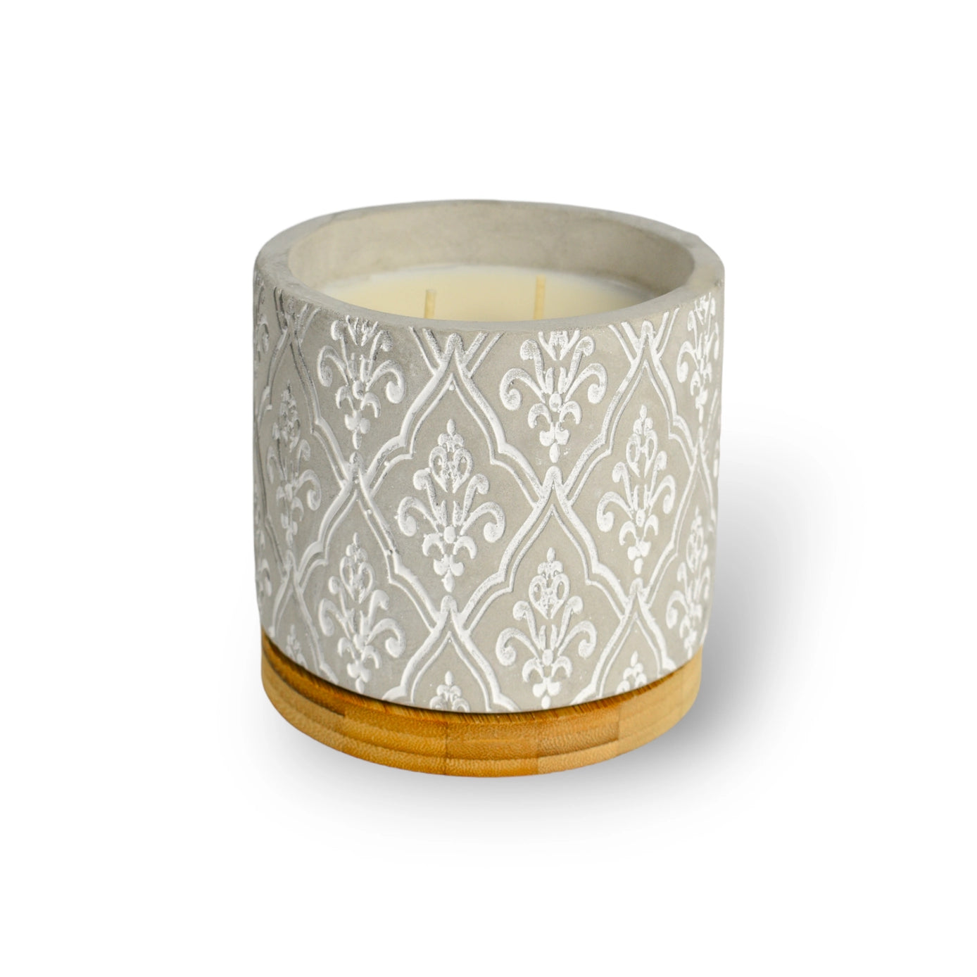 Bourbon Royalty 16oz Damask Stone Candle
