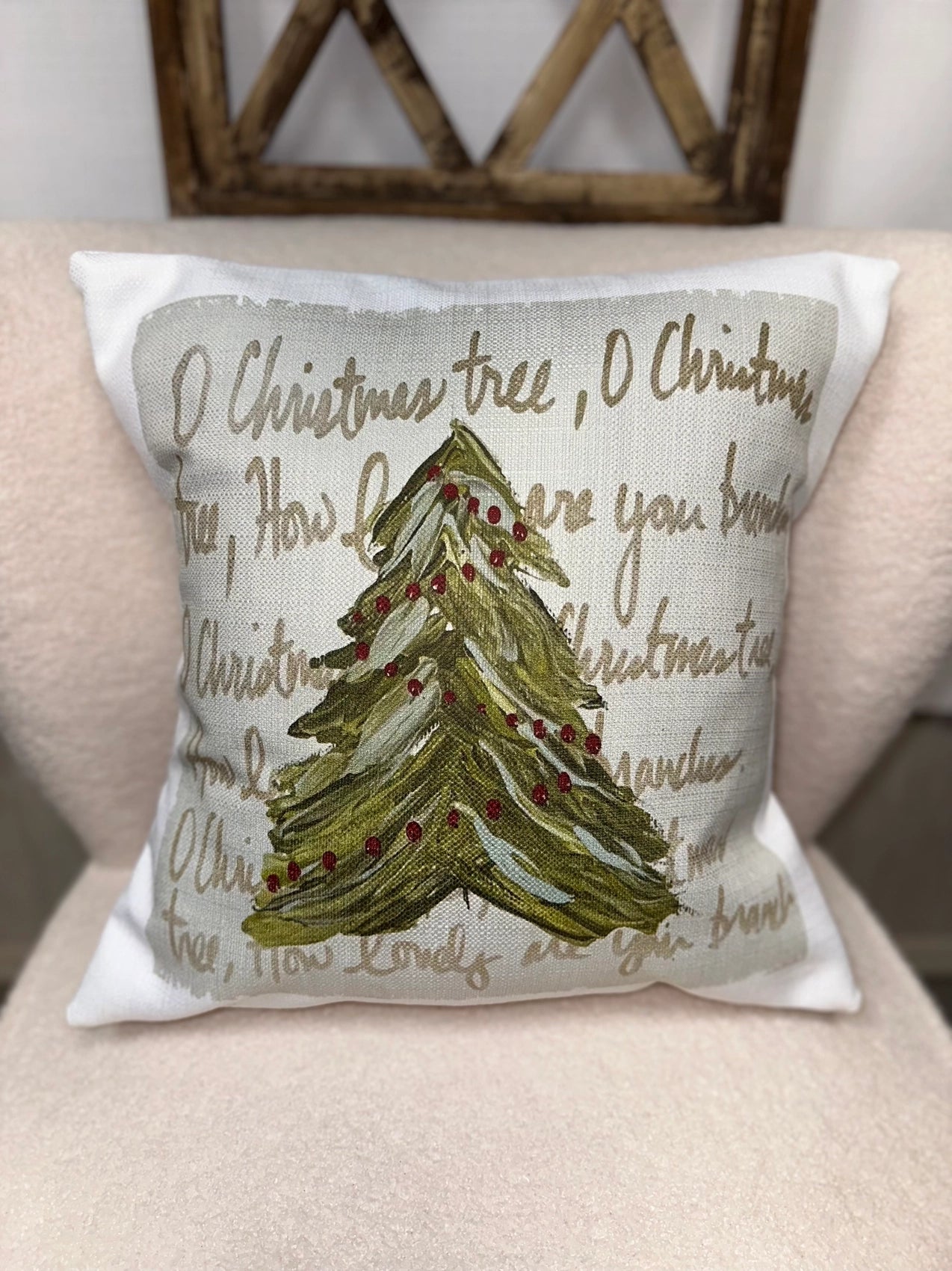 O Christmas Tree Pillow