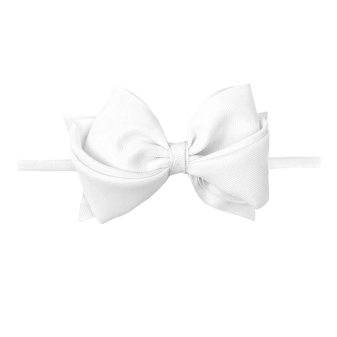 Thin Nylon Headband with Large Bella Hair Bow