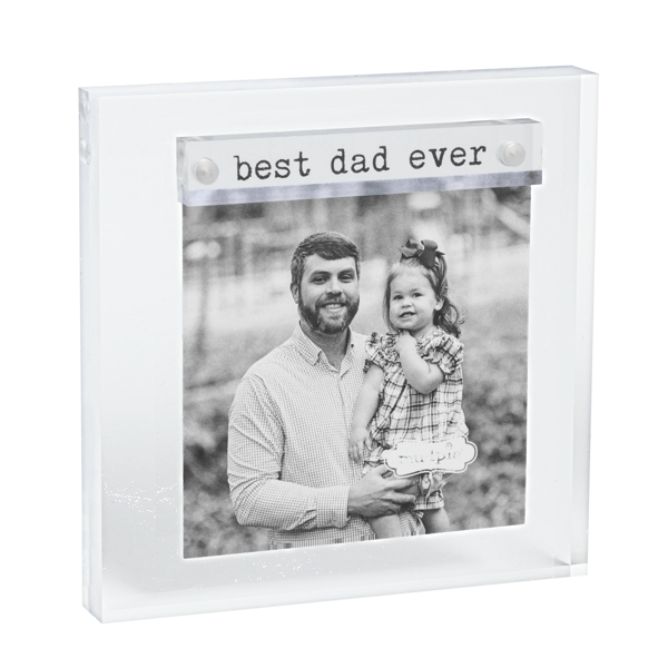 Best Dad Ever Mini Acrylic Frame