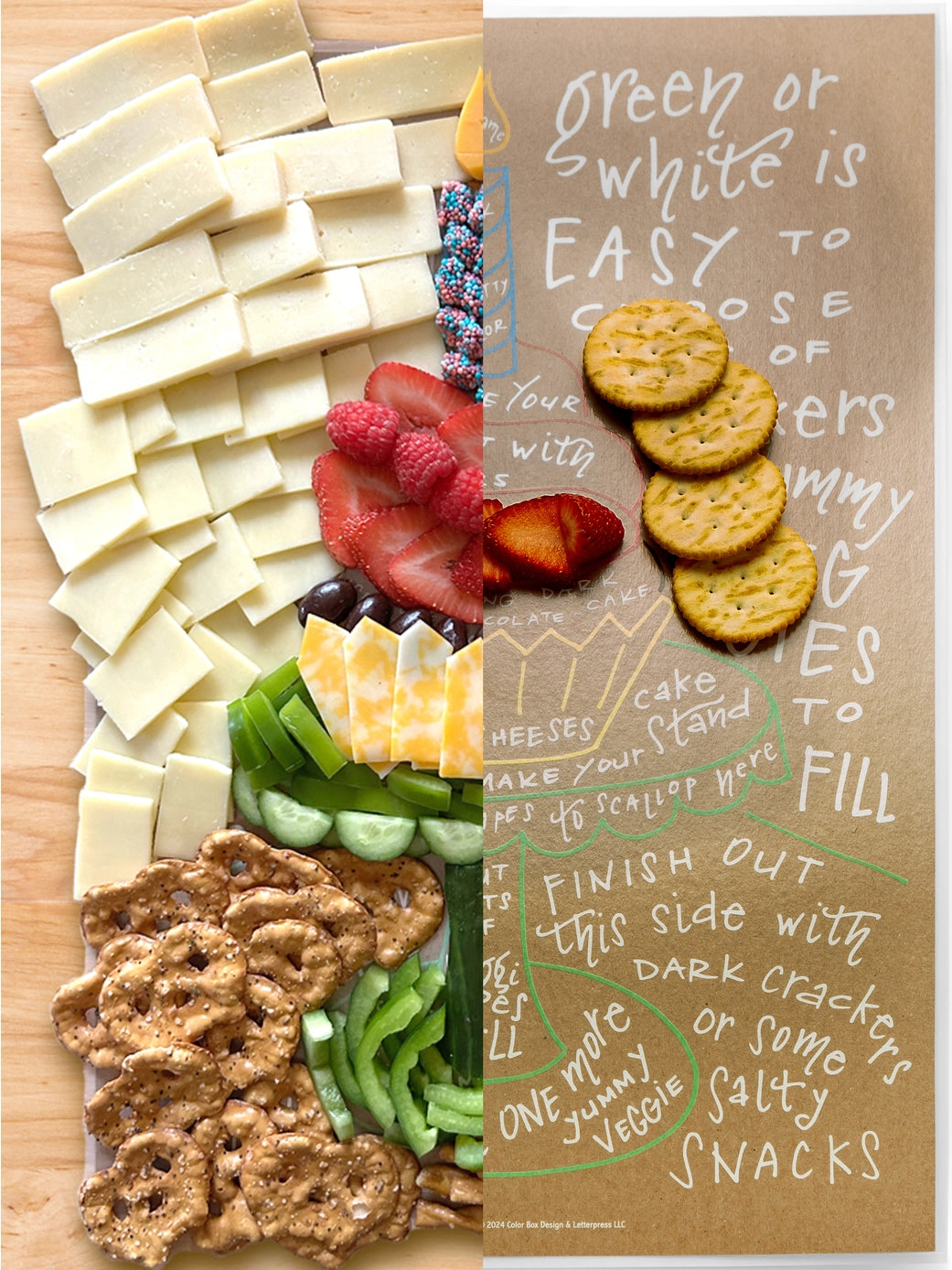 Birthday Cupcake Charcuterie Cheat Sheet