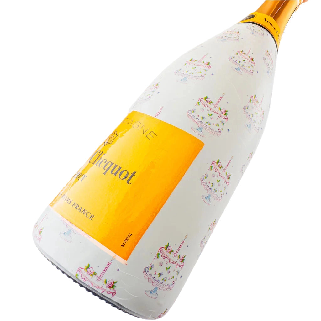 Beau Bottles Champagne Wrap – Grandmillenial Pastel Birthday Cakes