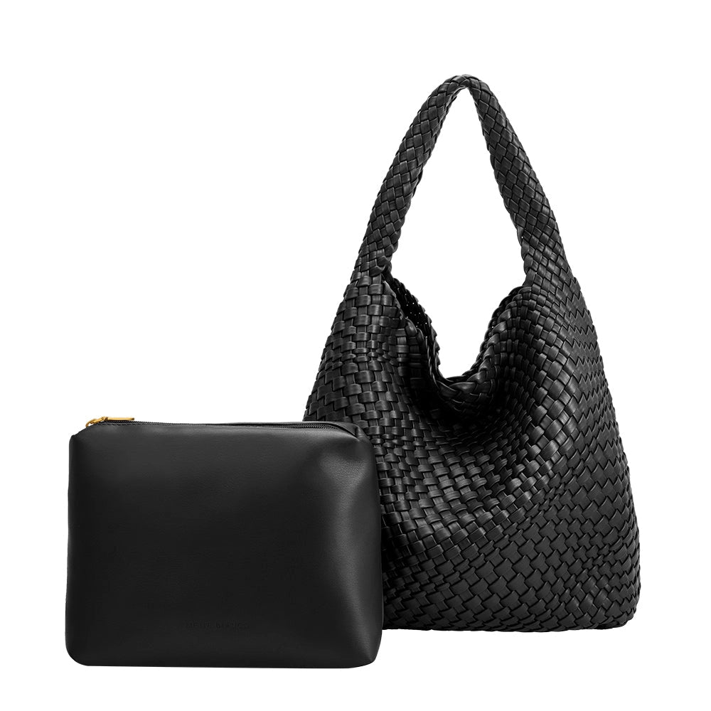 Melie Bianco Johanna Black Shoulder Bag