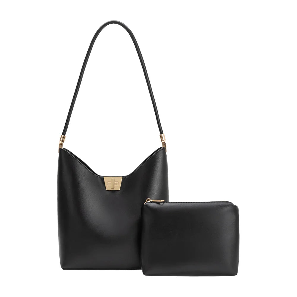 Billie Black Tote Bag