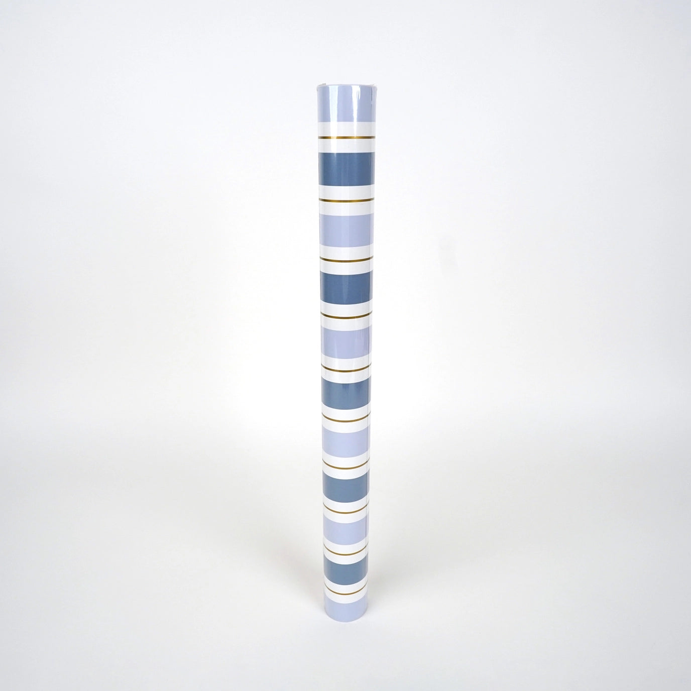 Blue Striped Paper Table Runner