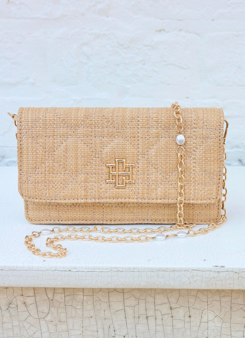 Madelyn Clutch/Crossbody Pearl Quilted main image 0