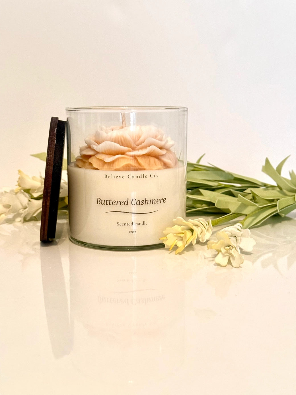 Believe Candle Co. Buttered Cashmere Candle Jar