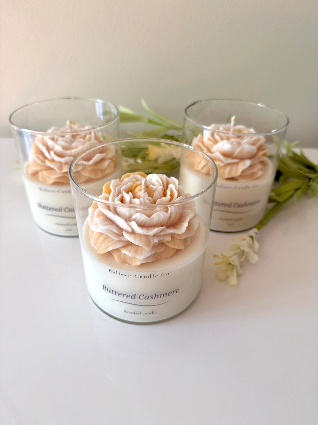 Believe Candle Co. Buttered Cashmere Candle Jar