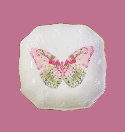 Butterfly Porcelain Bon Bon Tray