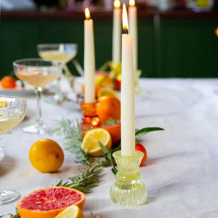 Small Glass Candle Holder