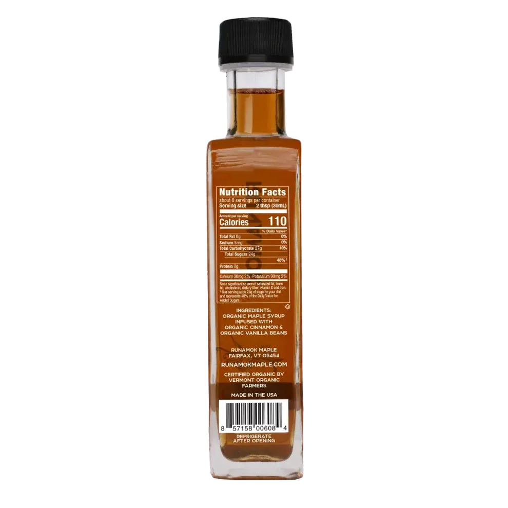 Runamok Cinnamon + Vanilla Infused Maple Syrup