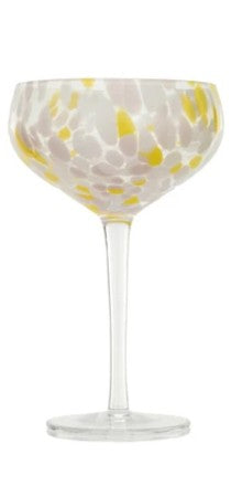 Confetti Champagne Coupe Glass