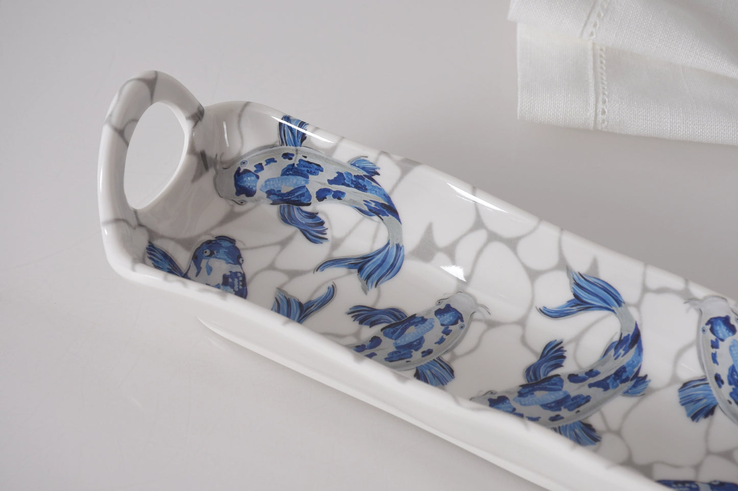 Koi Melamine Cracker Tray