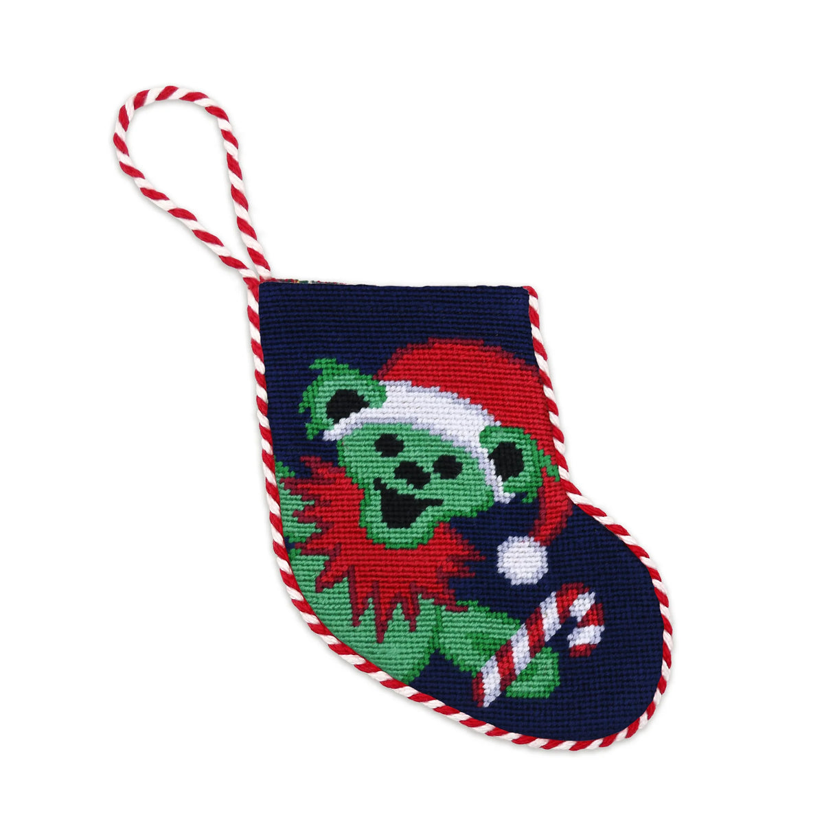 Big Santa Dancing Bear Stocking Ornament