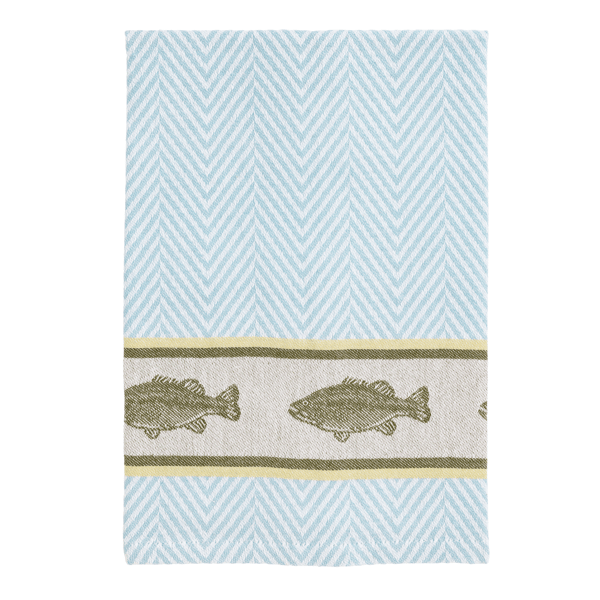 Dark Green Trout Retreat Towel