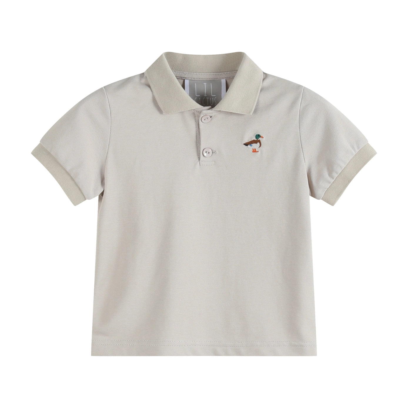 Light Brown Mallard Duck Golf Polo Shirt