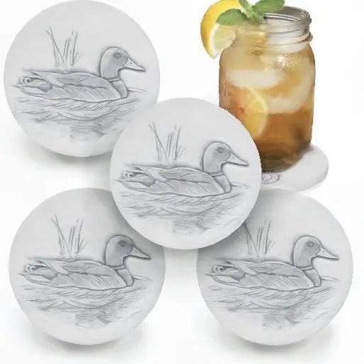 Mallard Duck Coaster Set