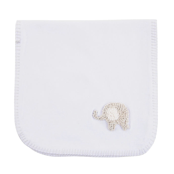 French Knot Burp Cloth