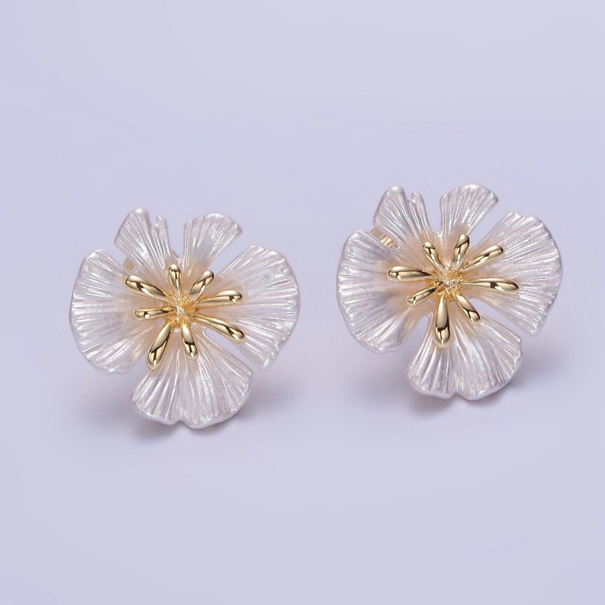 Honey Statement Stud Earrings