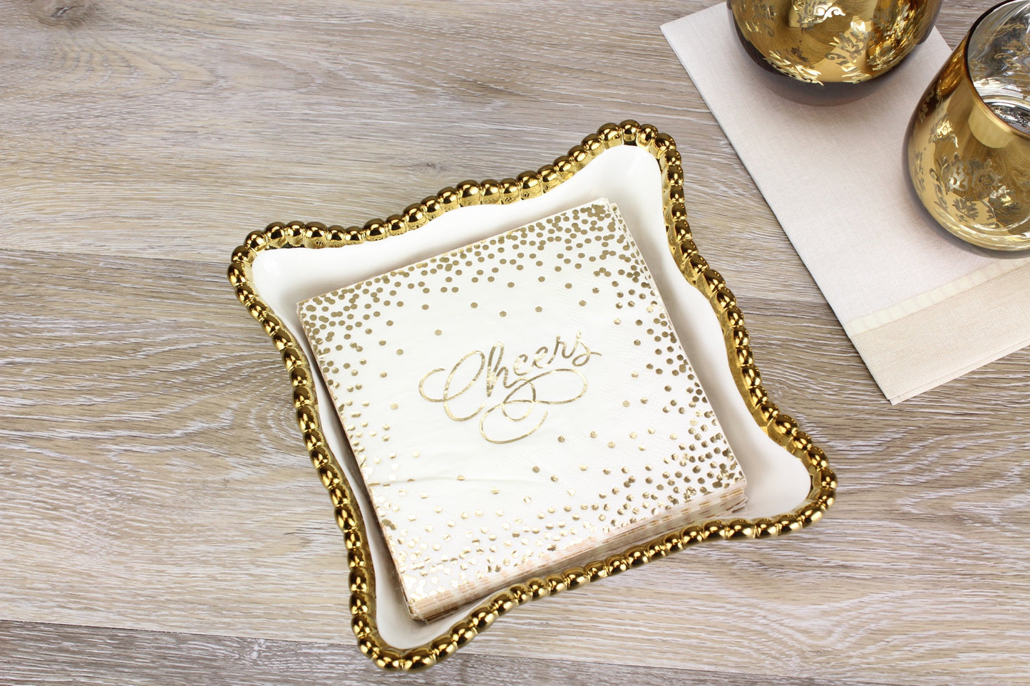 Pampa Bay Golden Salerno Cocktail Napkin Holder