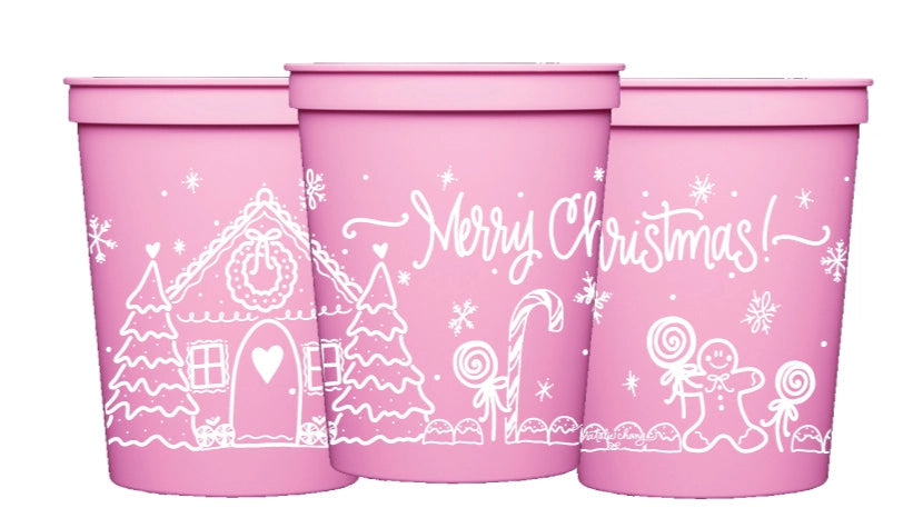 Iced Gingerbread House & Sweets Cups