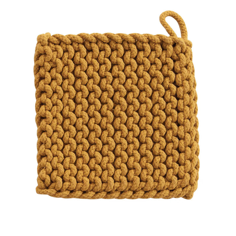 Square Cotton Knit Pot Holder