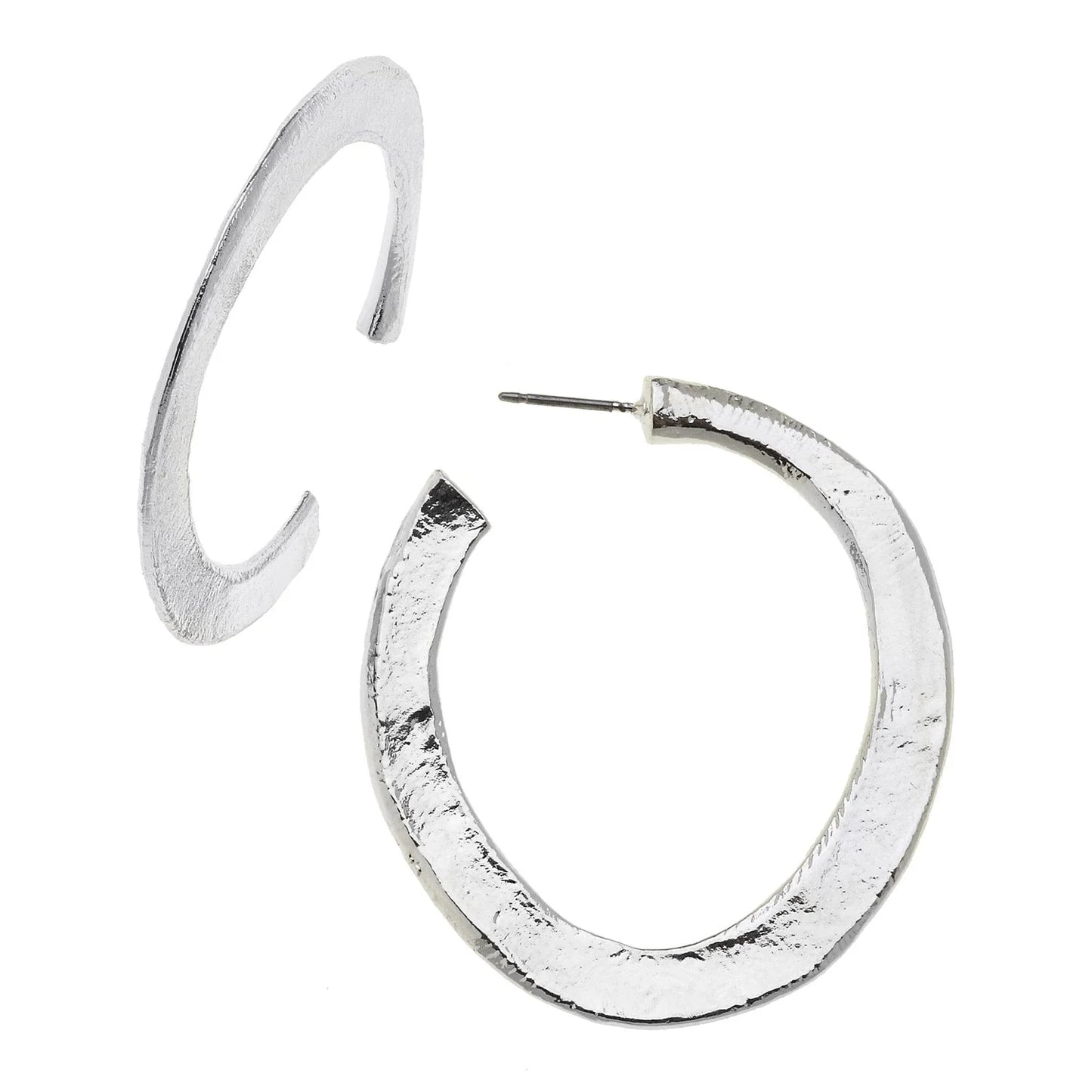 Susan Shaw Hammered Hoops