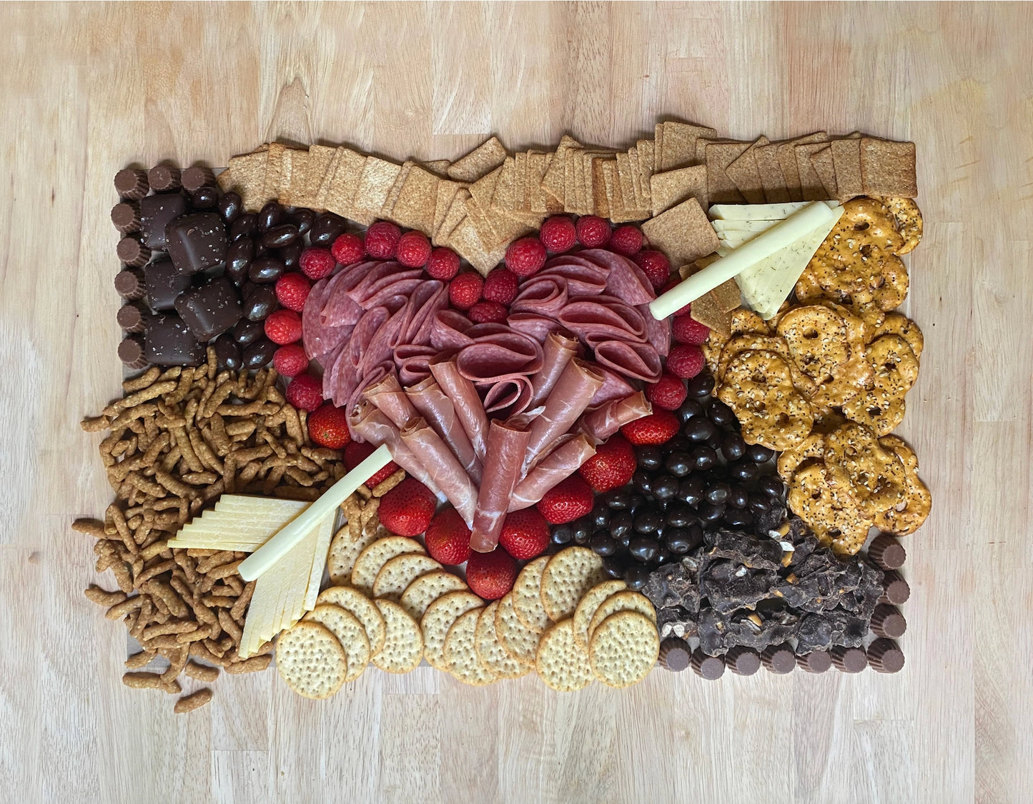Heart Charcuterie Cheat Sheet