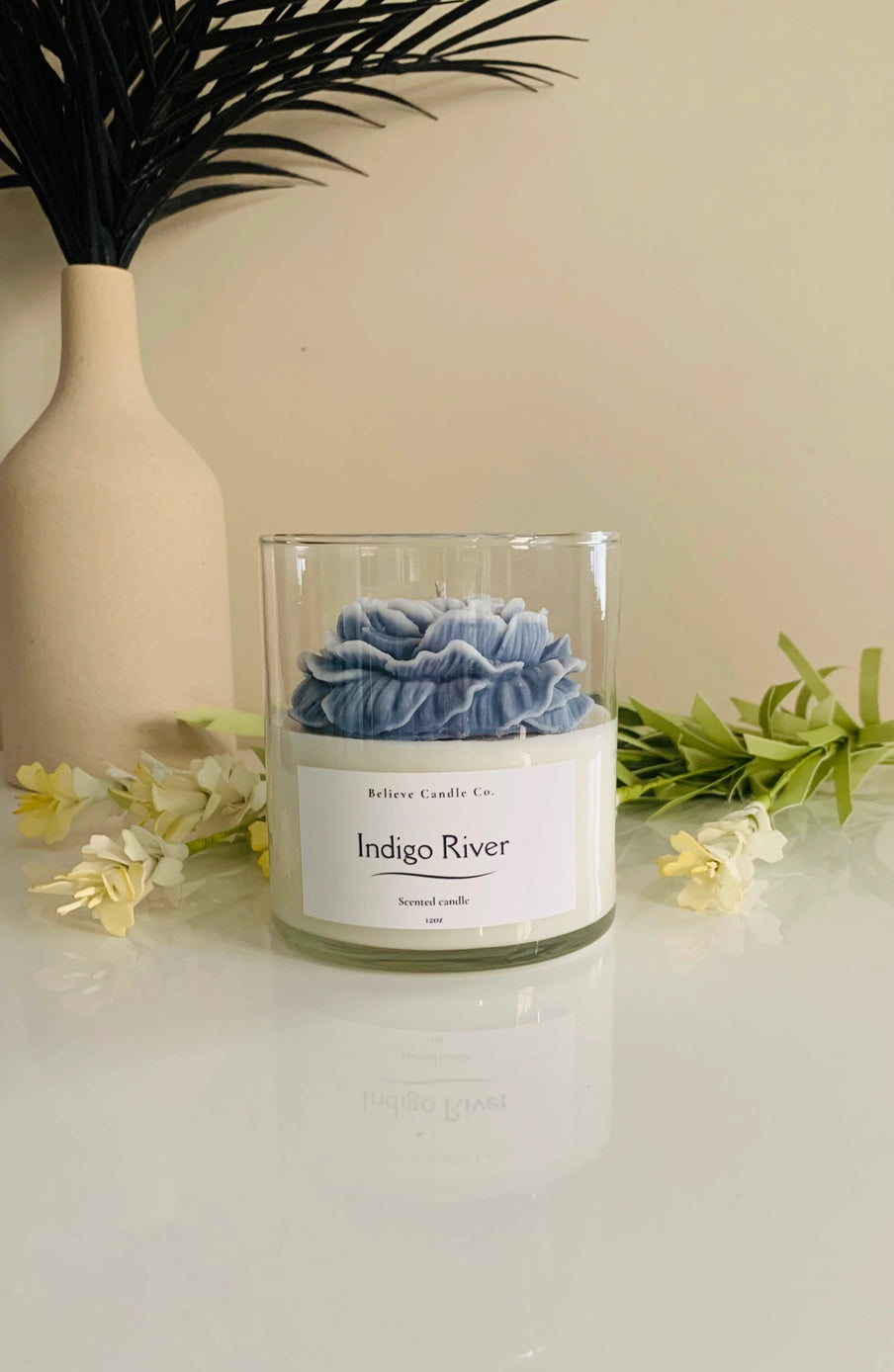 Believe Candle Co. Indigo River Jar Candle
