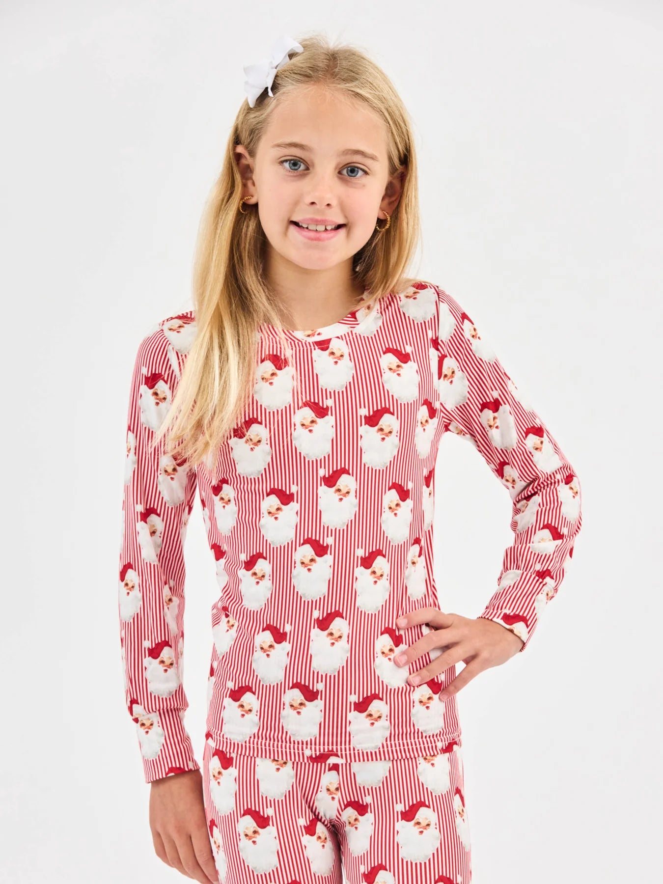 Kids Pajama Set – Santa Baby Red