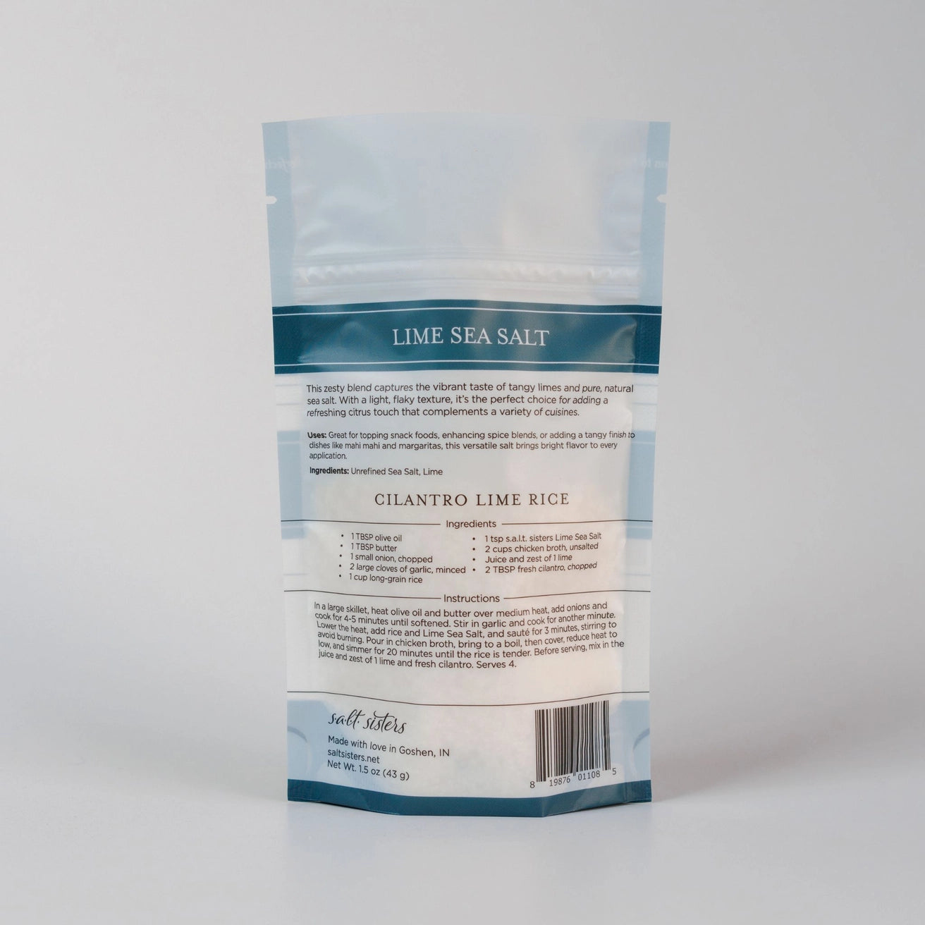 Salt Sisters Lime Sea Salt