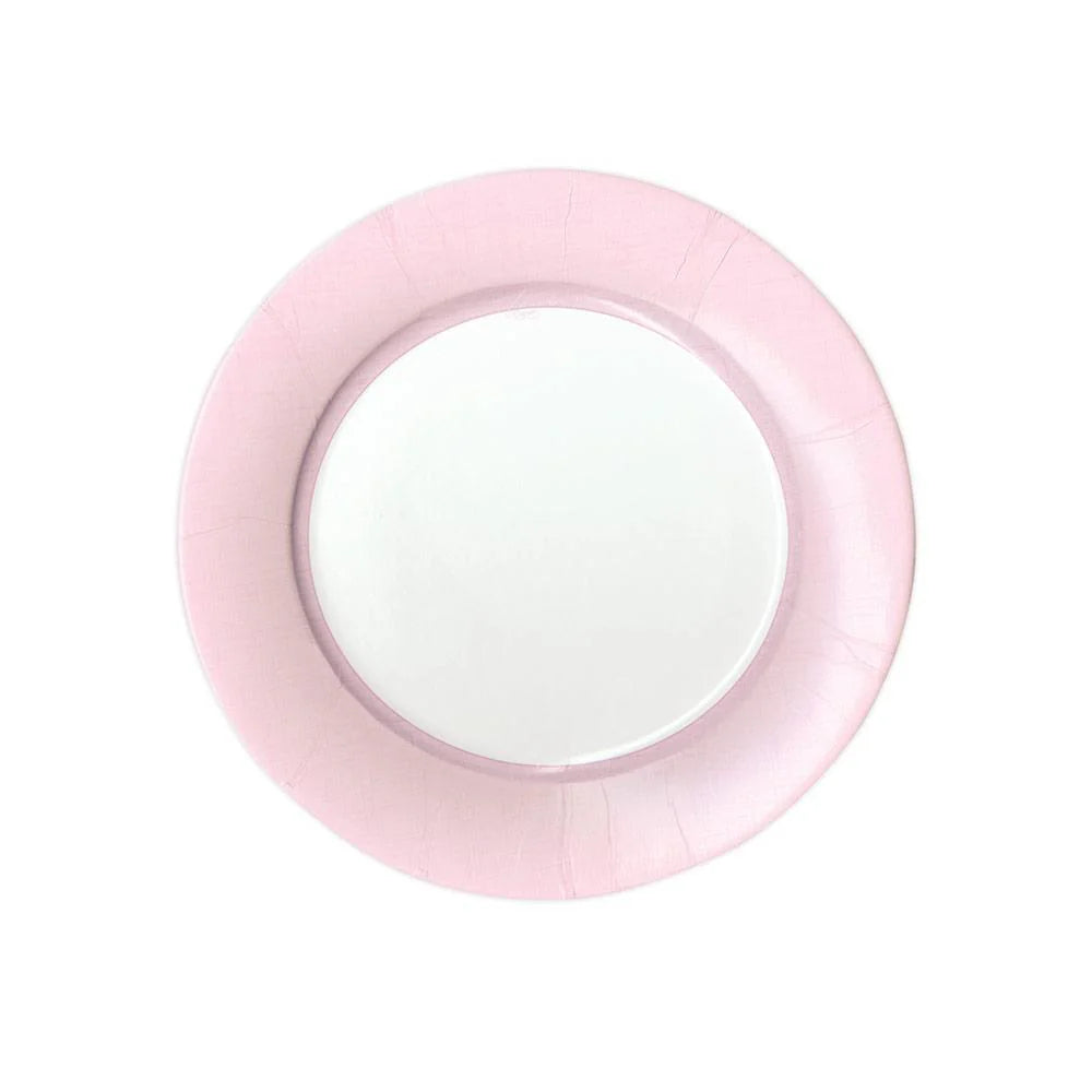 Linen Petal Pink Salad & Dessert Plates