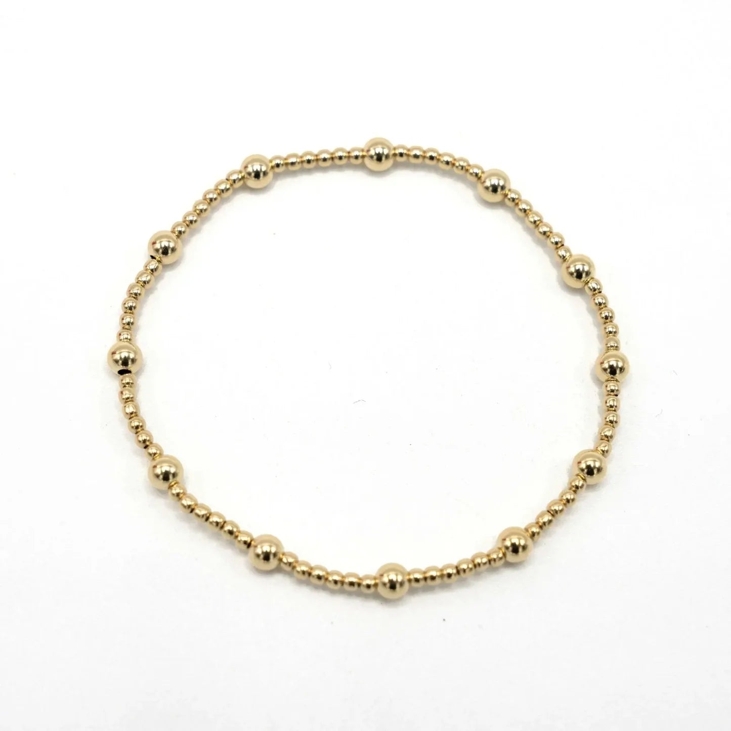 Malibu 2x4 14k Gold filled Beaded Bracelet