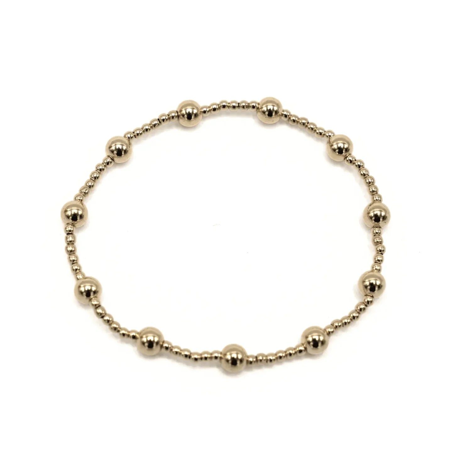 The Malibu 2x5 14k Gold filled Beaded Bracelet