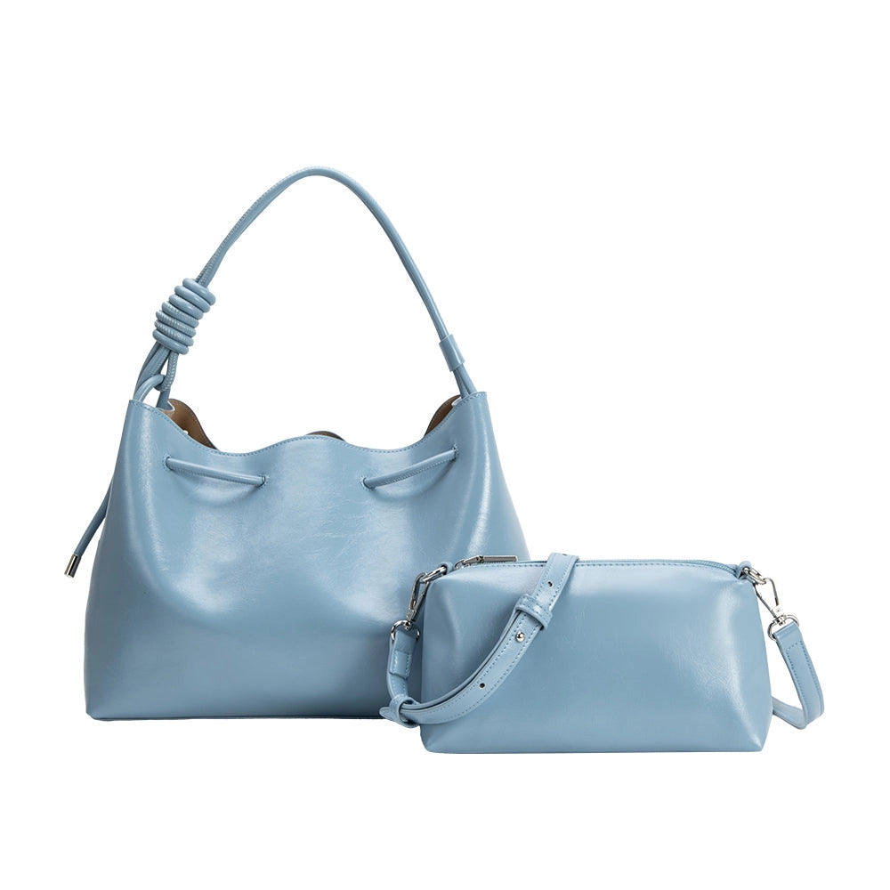 Melie Bianco Margot Blue Crossbody Bag