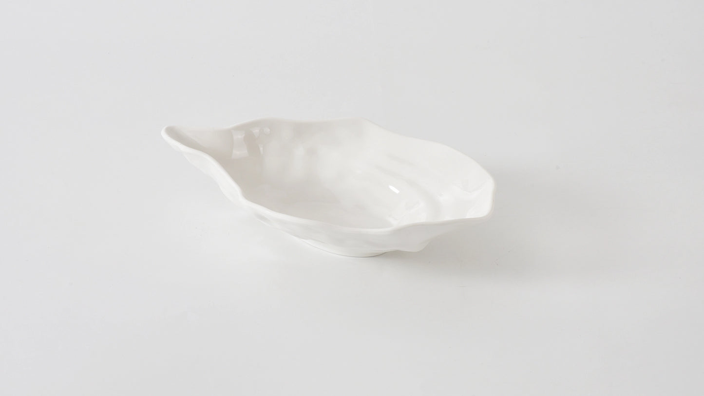 Medium Oyster Melamine Bowl