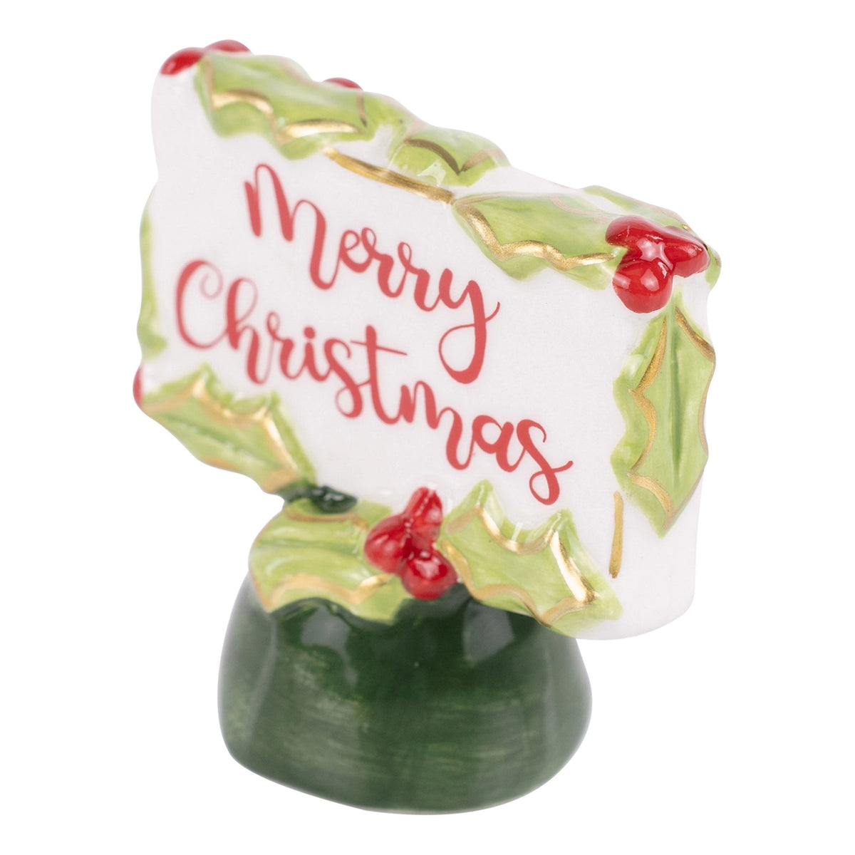 Glory Haus Merry Christmas Holly Charcuterie Topper