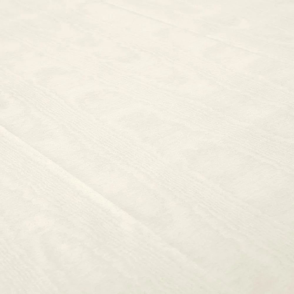 Moiré Ivory Paper Linen Table Cover