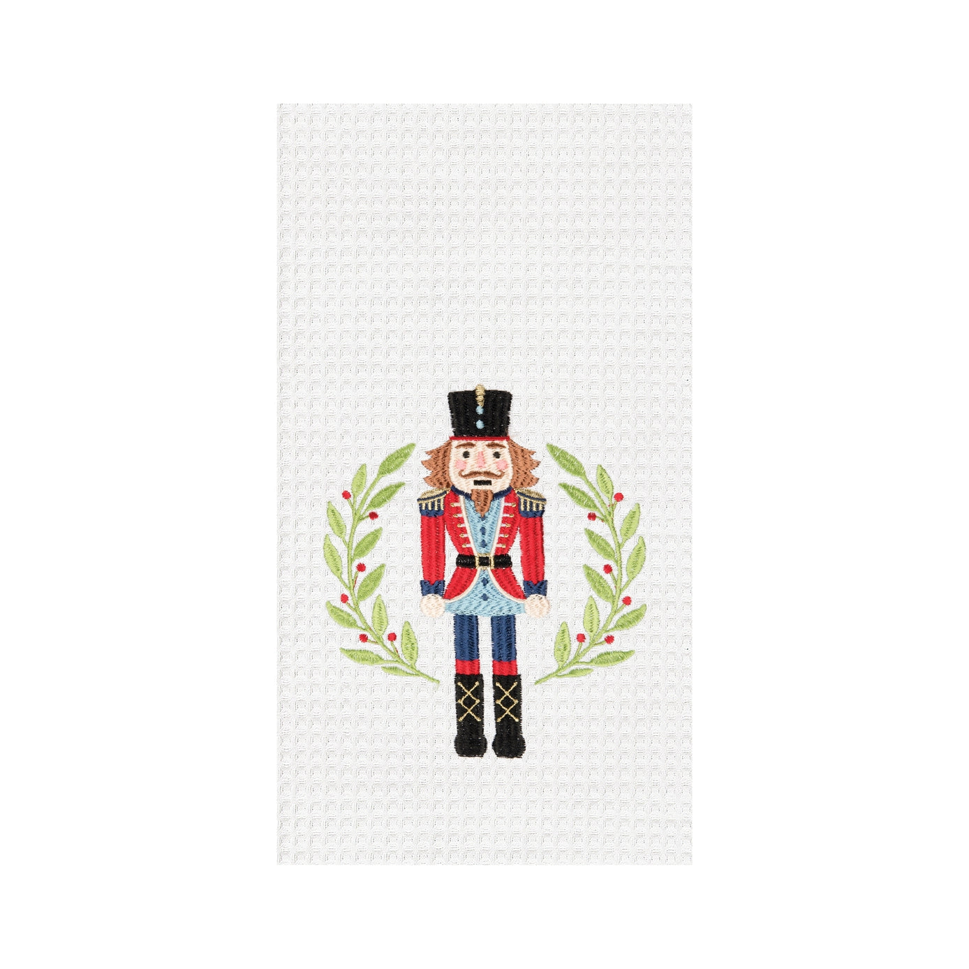 Nutcracker Wreath Kitchen Towel