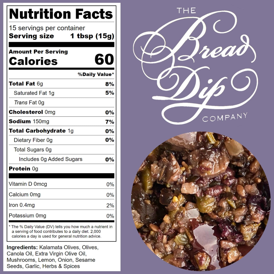 Olive & Herb All Natural Bread Spread & Dip