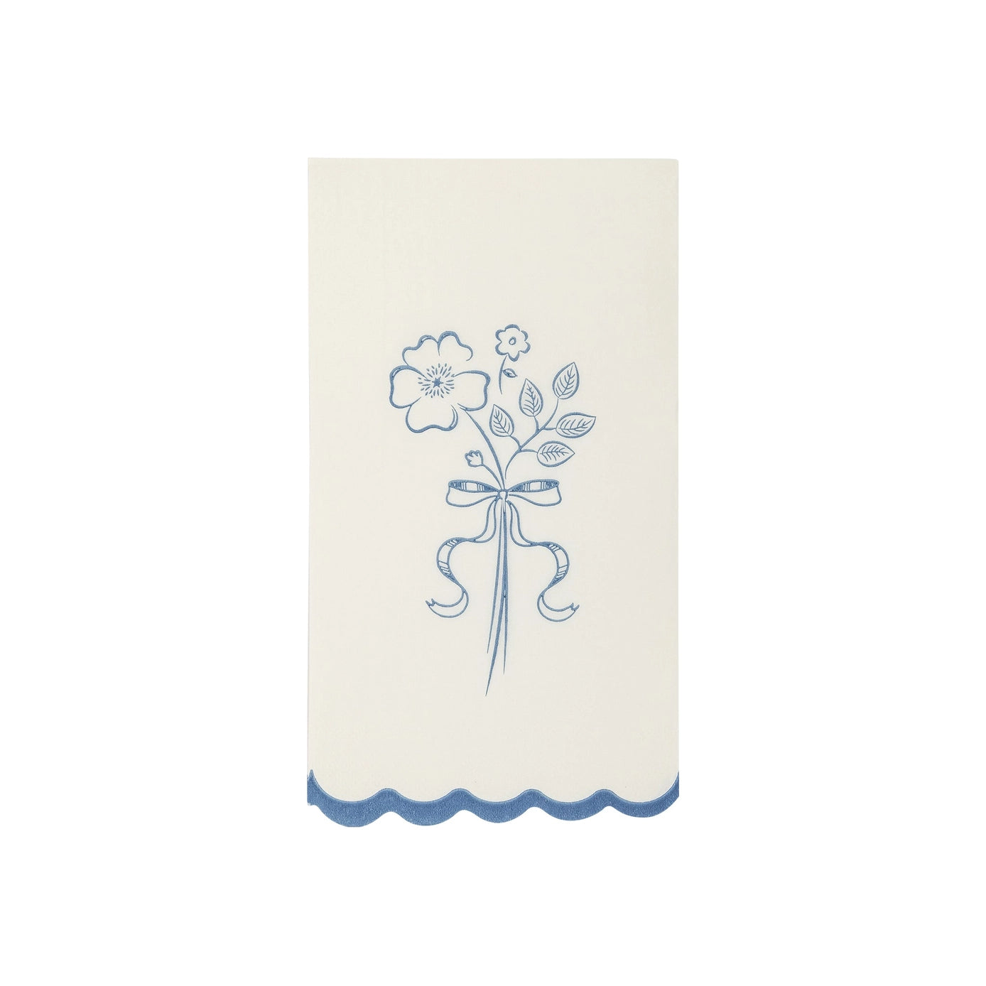 Pembroke Blue Flower Paper Dinner Napkin