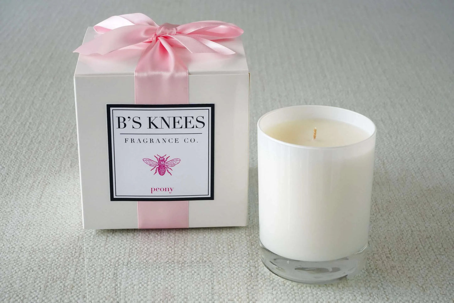 B's Knees Peony 1 Wick Candle