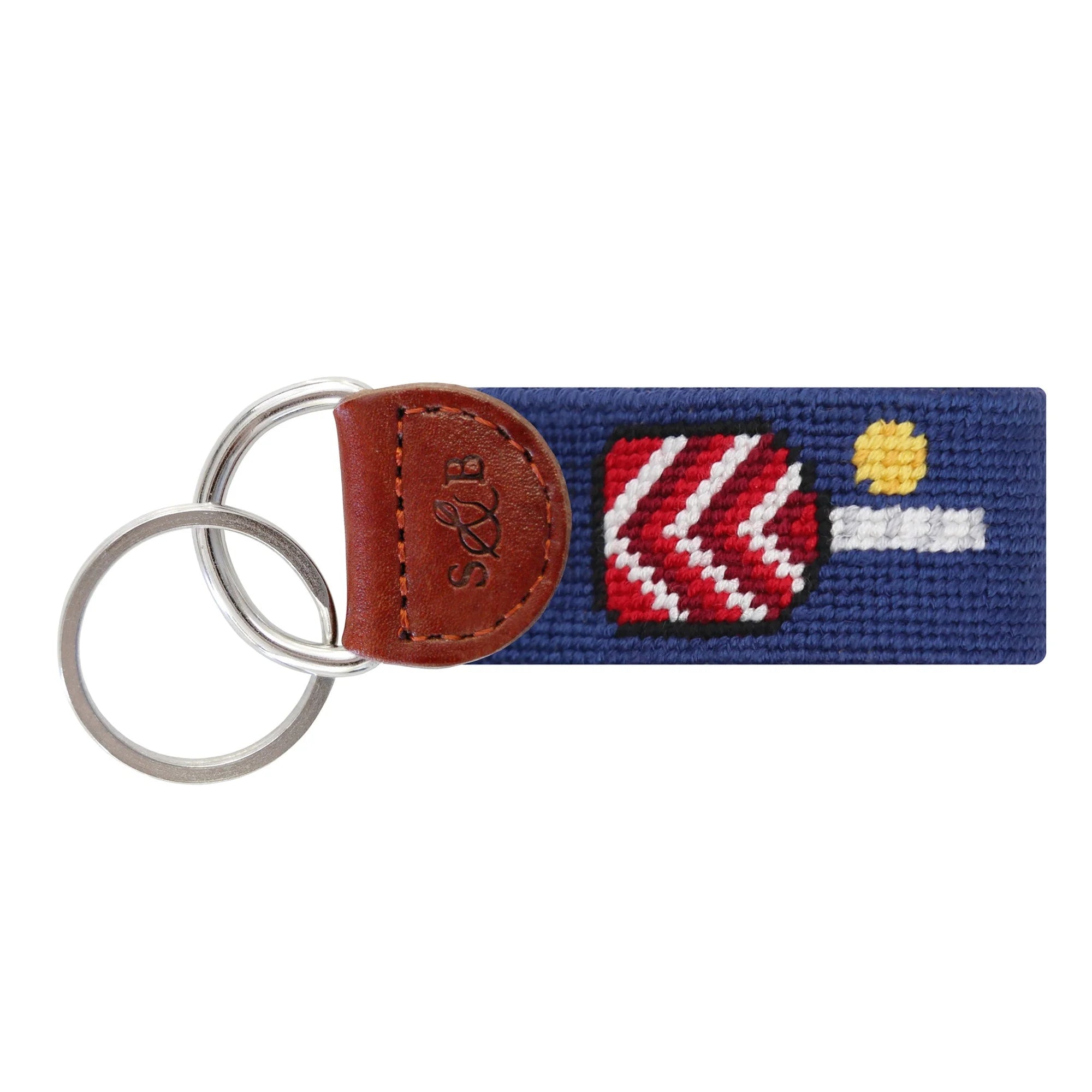 PICKLEBALL KEY FOB - CLASSIC NAVY