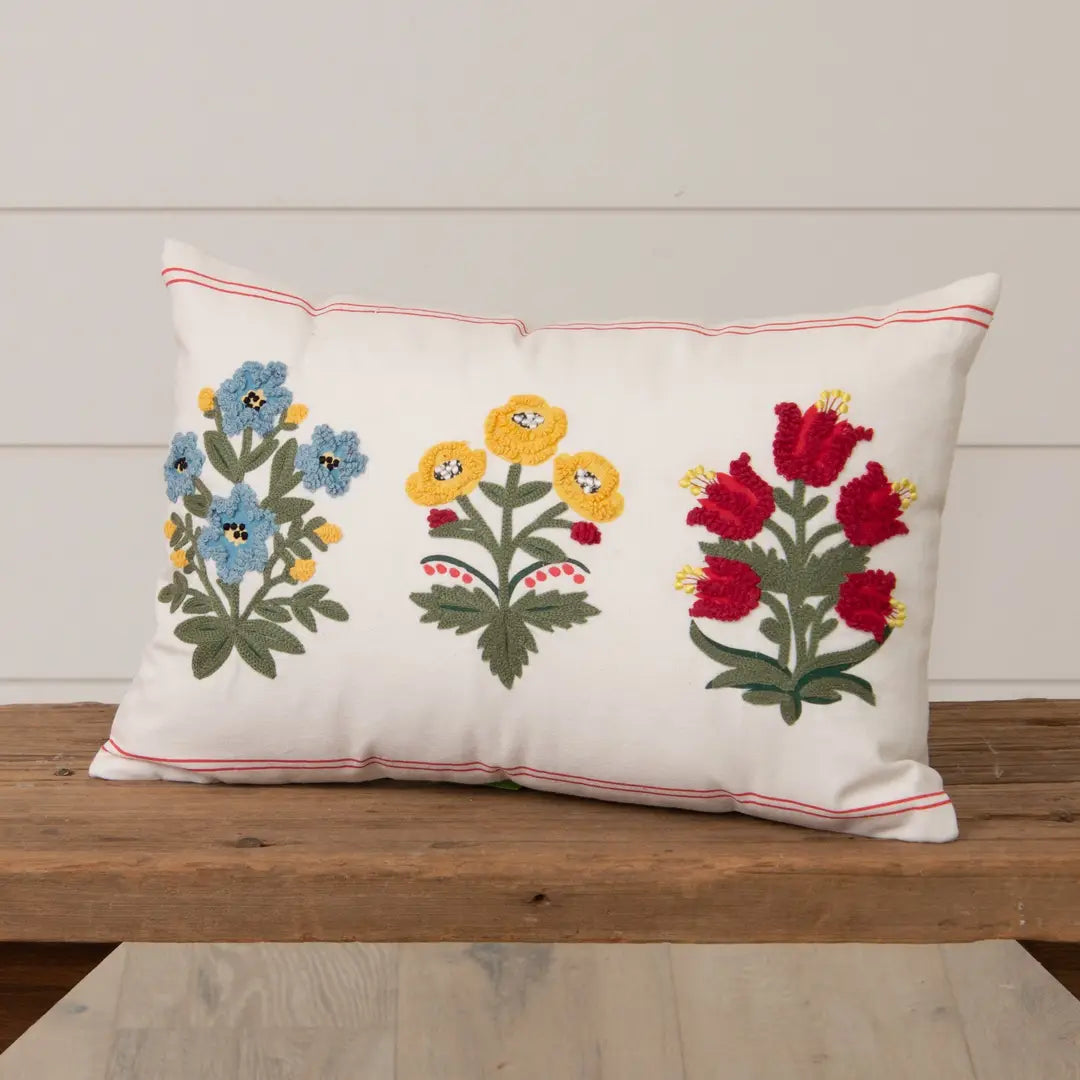 Floral Accent Pillow