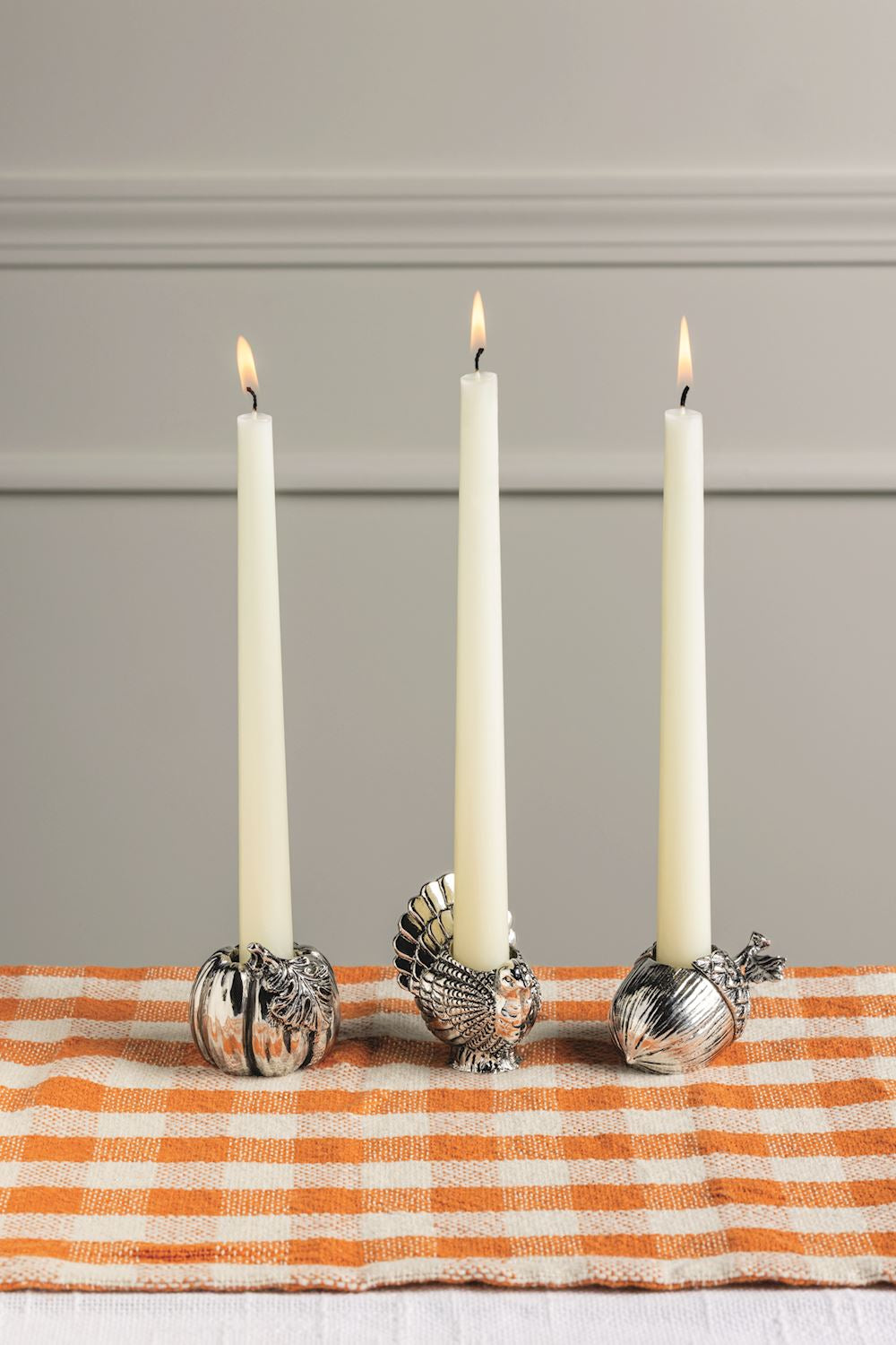 Pumpkin Taper Holder
