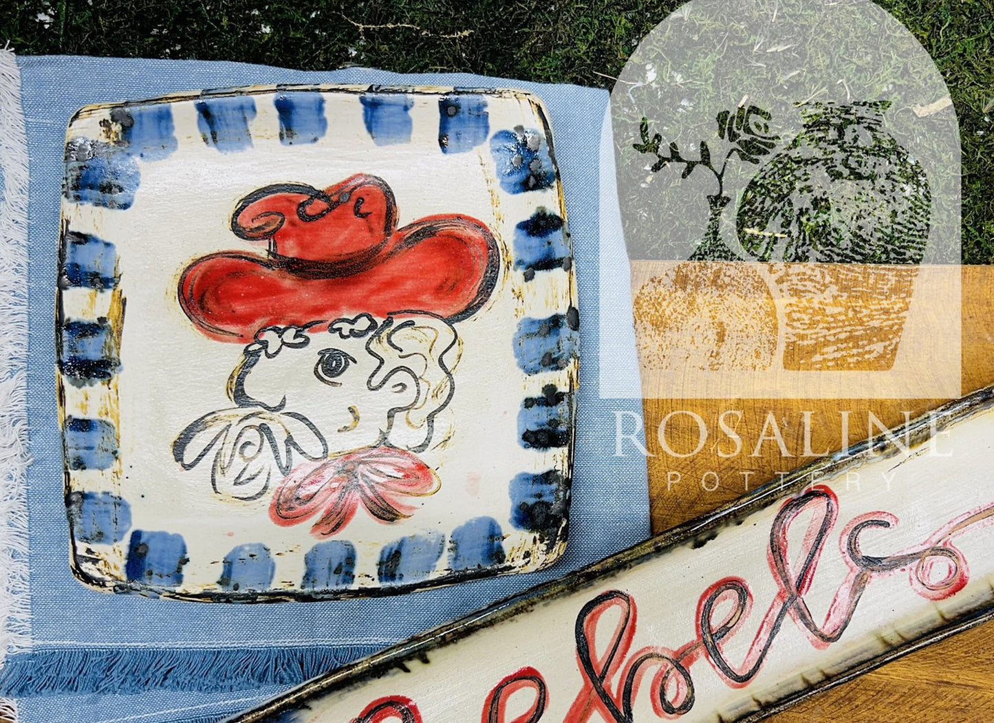 Rosaline Pottery Rebel Salad Plate