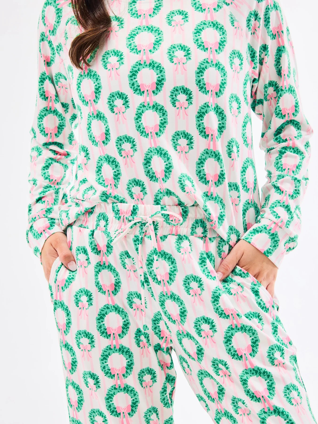 Women's Annie Pants Set – Rosy Wreaths