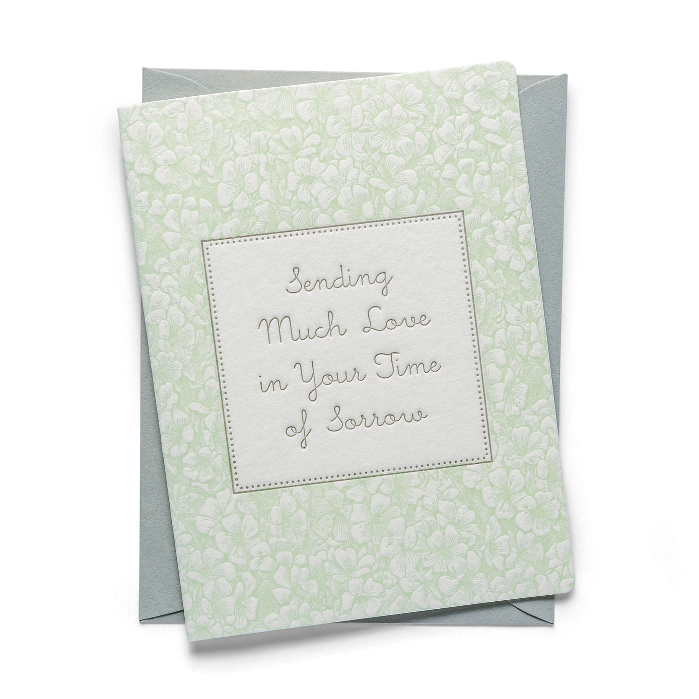 Sympathy Letterpress Greeting Card